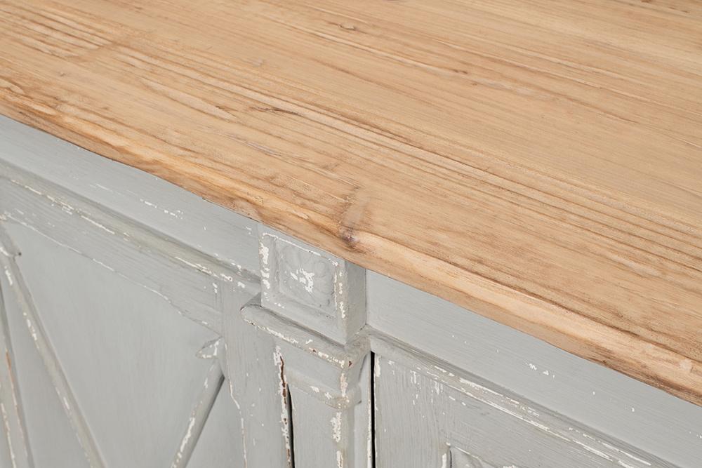 Sarreid Ltd - Marksman Sideboard,Antique Muted Grey - 40426-4 veiw 11