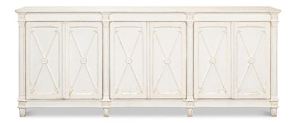 Sarreid Ltd - Marksman Sideboard, Whitewash - 53046 veiw 2
