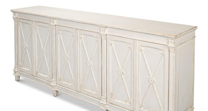 Sarreid Ltd - Marksman Sideboard, Whitewash - 53046 veiw 4