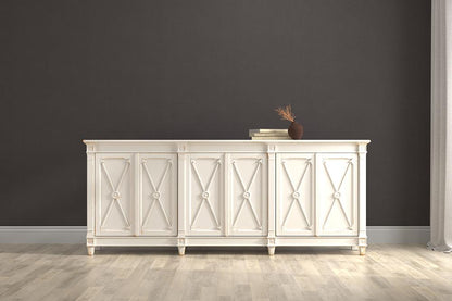Sarreid Ltd - Marksman Sideboard, Whitewash - 53046 veiw 7