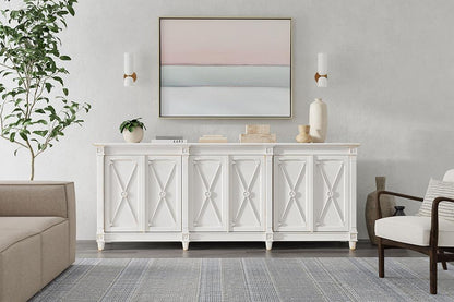 Sarreid Ltd - Marksman Sideboard, Whitewash - 53046 veiw 8