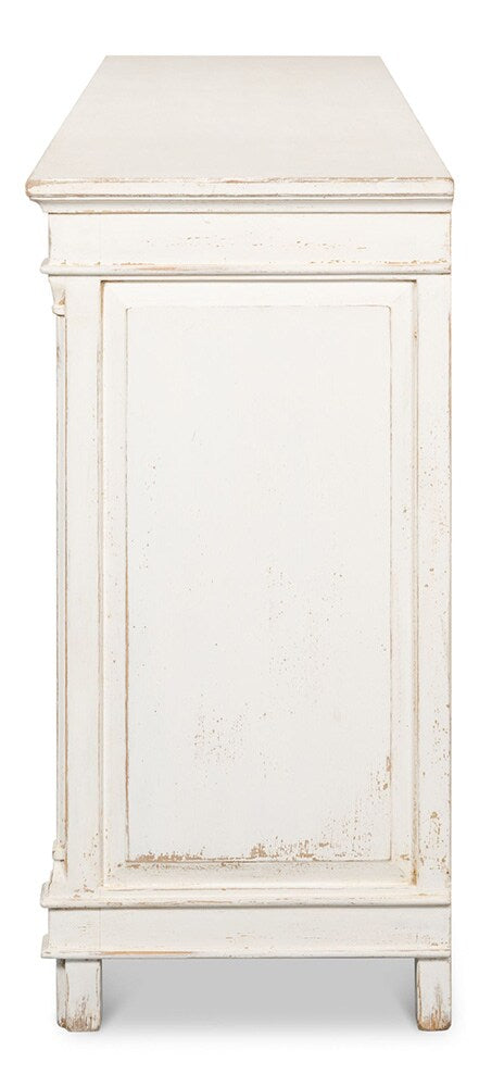 Sarreid Ltd - Marksman Sideboard, Whitewash - 53046 veiw 10