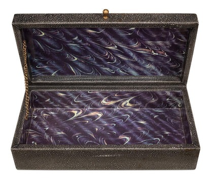 Sarreid Ltd - Gatsburg, Shagreen Box, Ant.Grey S/2 - 54078-1 veiw 4