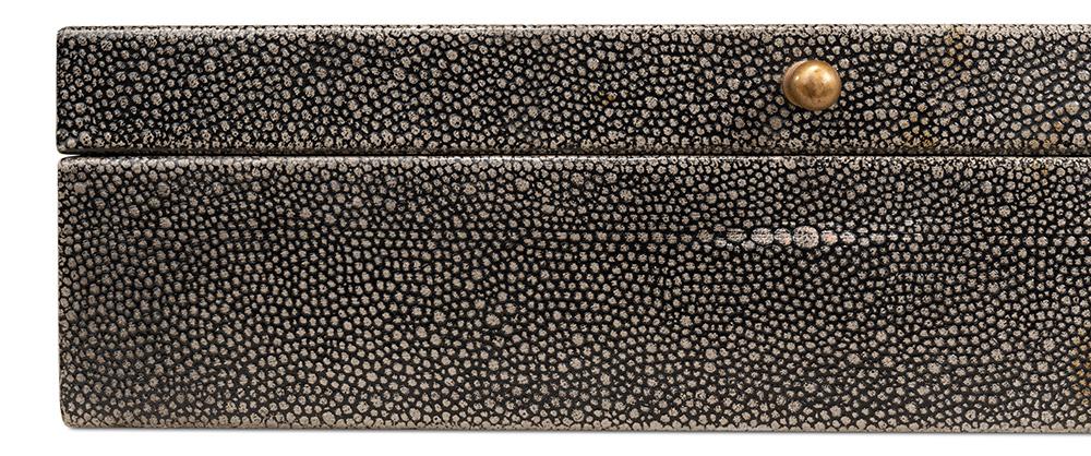 Sarreid Ltd - Gatsburg, Shagreen Box, Ant.Grey S/2 - 54078-1 veiw 11