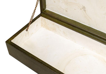 Sarreid Ltd - Gatsburg Shagreen Box, Leaf, Set Of 2 - 54078-3 veiw 11