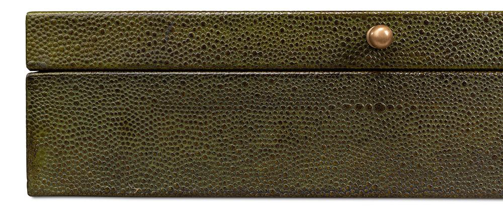 Sarreid Ltd - Gatsburg Shagreen Box, Leaf, Set Of 2 - 54078-3 veiw 12