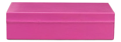 Sarreid Ltd - Gatsburg Shagreen Box, Pink, Set Of 2 - 54078-PINK veiw 7