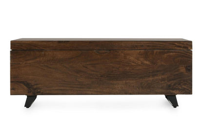 Kosas Home - Axis 46in Storage Trunk Dark Brown - 52005585 veiw 2