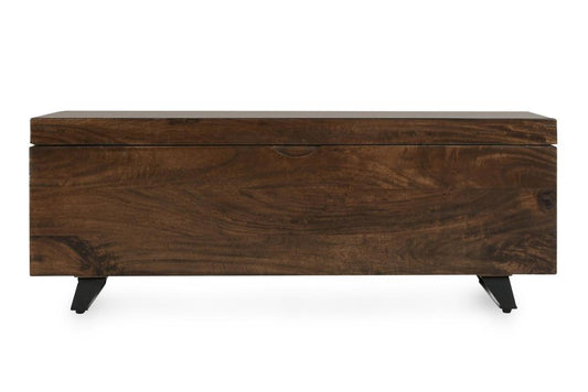 Kosas Home - Axis 46in Storage Trunk Dark Brown - 52005585 veiw 2