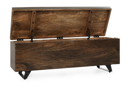 Kosas Home - Axis 46in Storage Trunk Dark Brown - 52005585 veiw 4