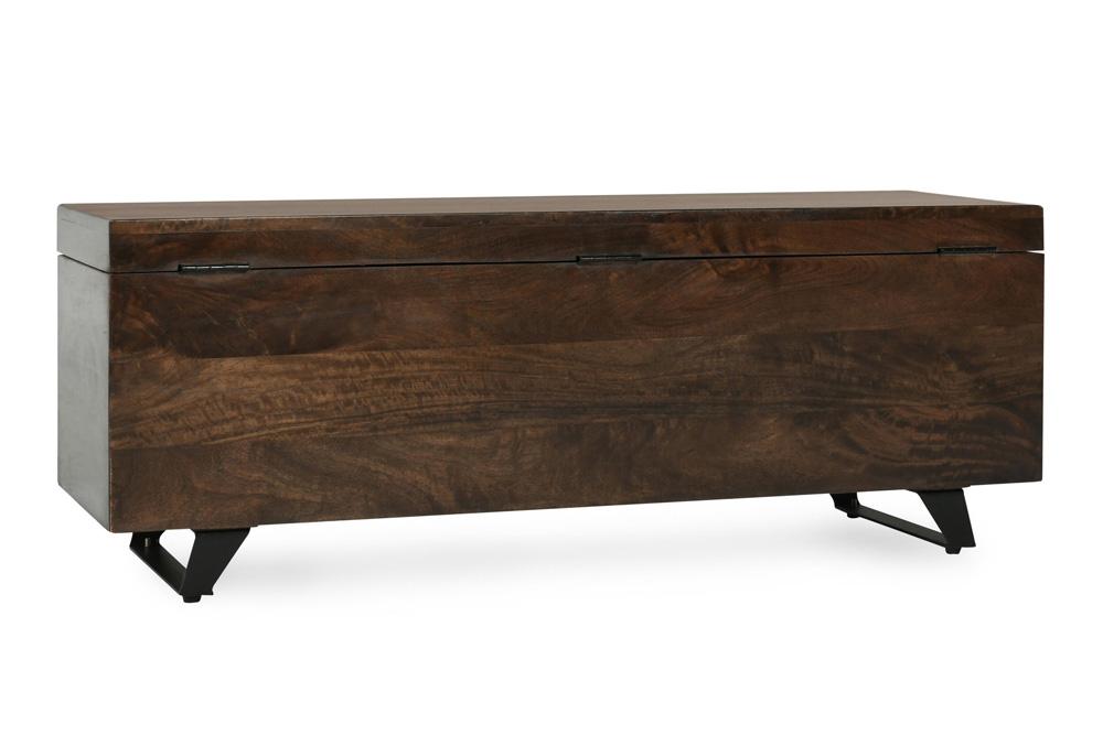 Kosas Home - Axis 46in Storage Trunk Dark Brown - 52005585 veiw 5