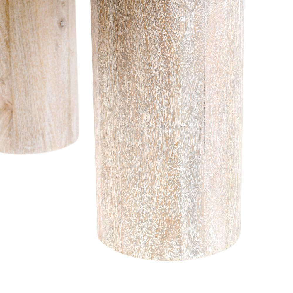 Kosas Home - Beau Solid Wood Round White Coffee Table - 51011497 veiw 4