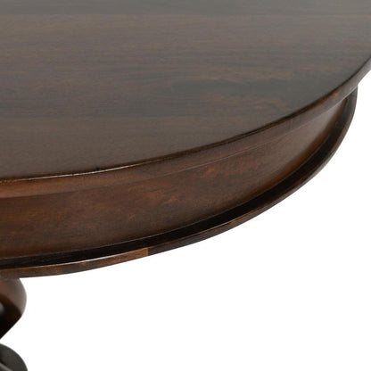 Kosas Home - Bella Mango Wood 30in Round Table in Dark Brown - 51005947 veiw 3