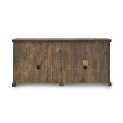 Kosas Home - Caleb Reclaimed Pine 4 Drawer 4 Door Sideboard in Brown - 52003805 veiw 5