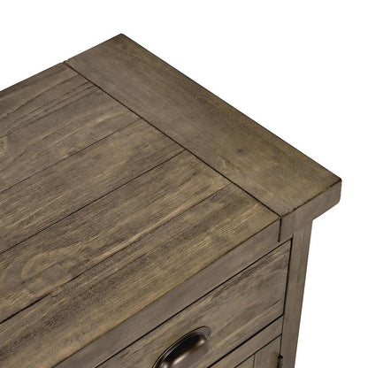 Kosas Home - Caleb Reclaimed Pine 4 Drawer 4 Door Sideboard in Brown - 52003805 veiw 6