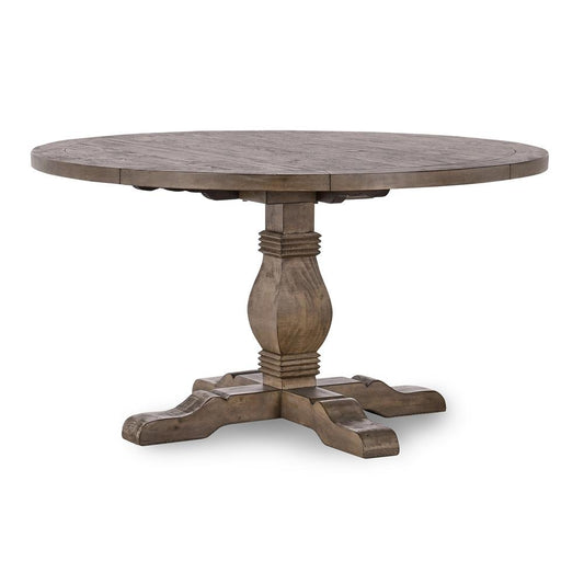 Kosas Home - Caleb Reclaimed Pine Round Dining Table in Brown - 51030183 veiw 1