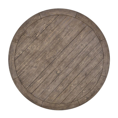 Kosas Home - Caleb Reclaimed Pine Round Dining Table in Brown - 51030183 veiw 3