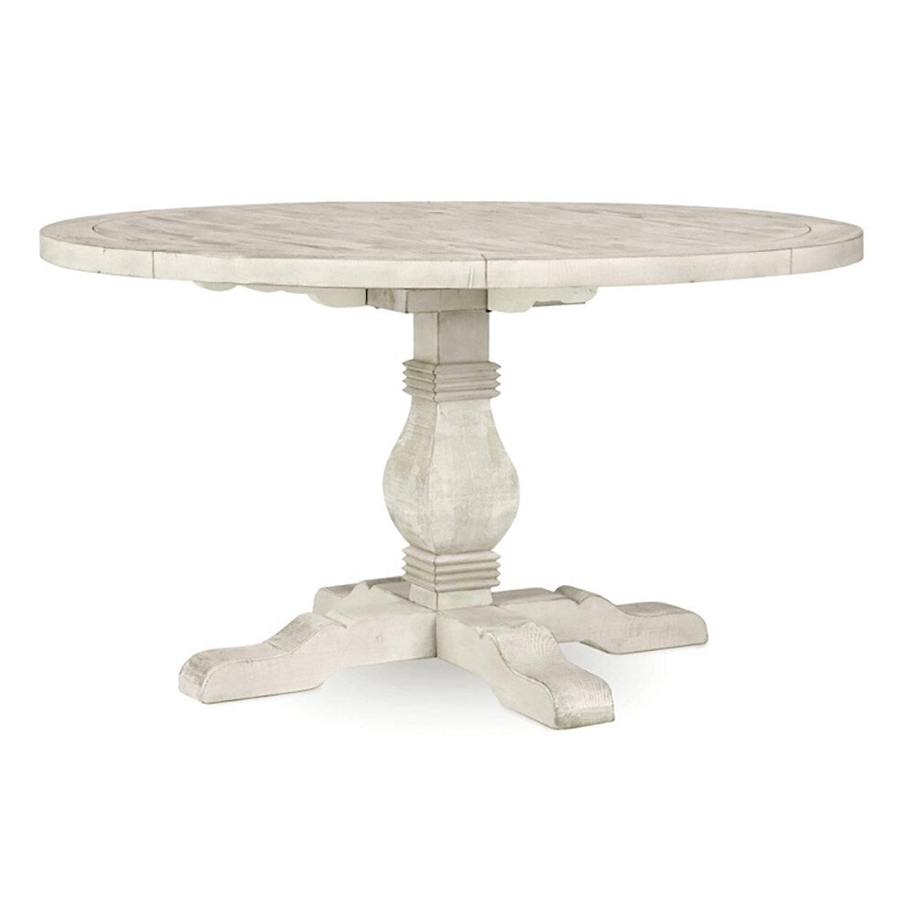 Kosas Home - Caleb 55in Round Dining Table Nordic Ivory - 51031088 veiw 1