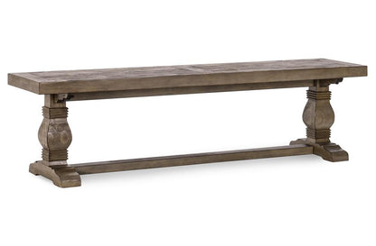 Kosas Home - Caleb Reclaimed Pine 66in Bench in Brown  - 53004161 veiw 1
