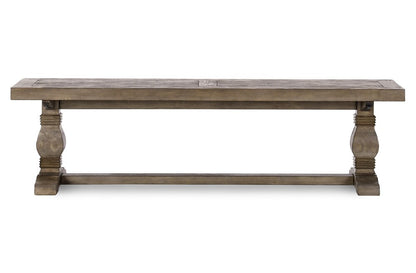 Kosas Home - Caleb Reclaimed Pine 66in Bench in Brown  - 53004161 veiw 2