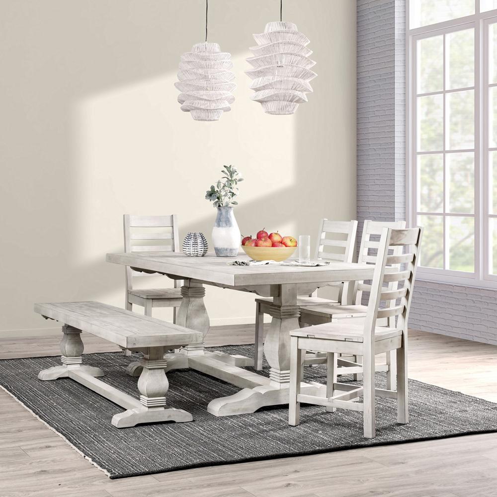 Kosas Home - Caleb 78in Dining Table Nordic Ivory - 51031087 veiw 6