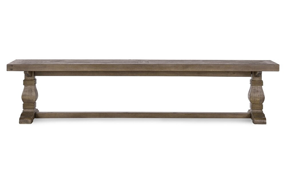 Kosas Home - Caleb Reclaimed Pine 83in inch Bench - 53003801 veiw 2