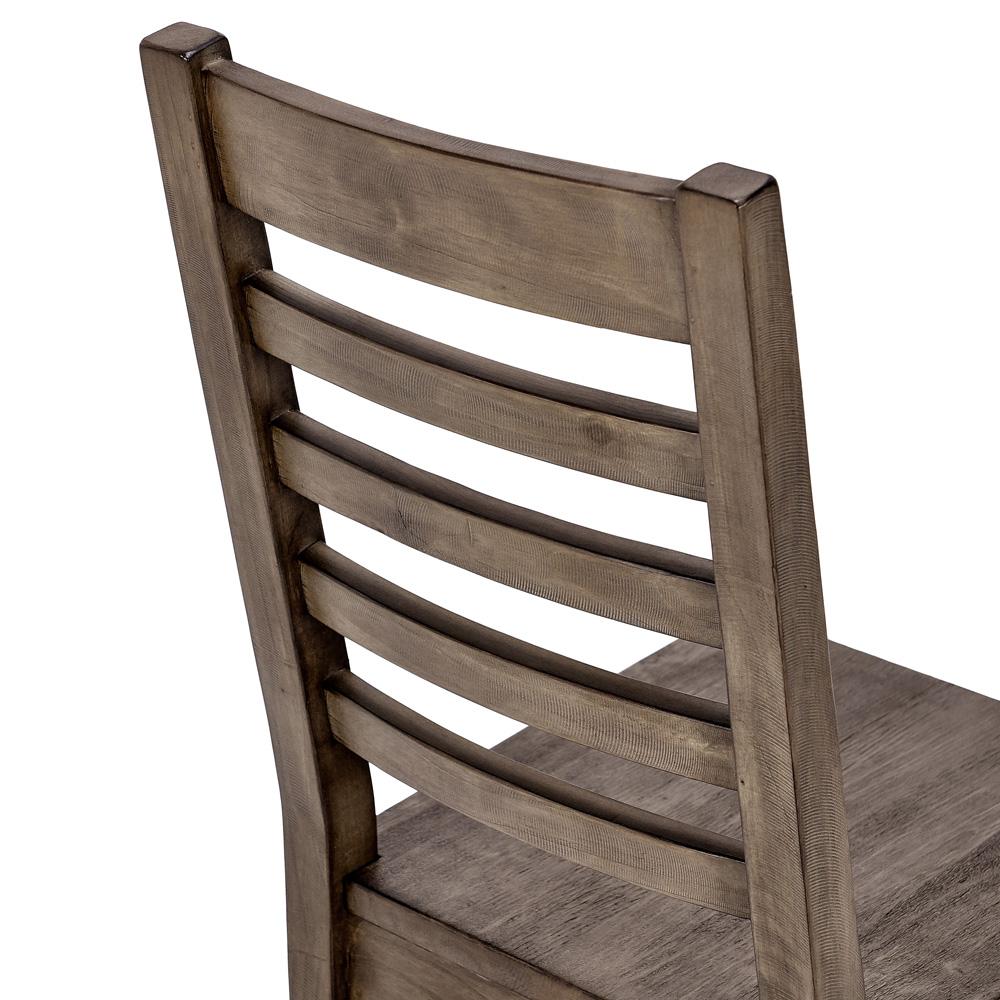 Kosas Home - Caleb  Reclaimed Pine Wood Dining Chair Distressed Brown Set of 2 - 53051679 veiw 5