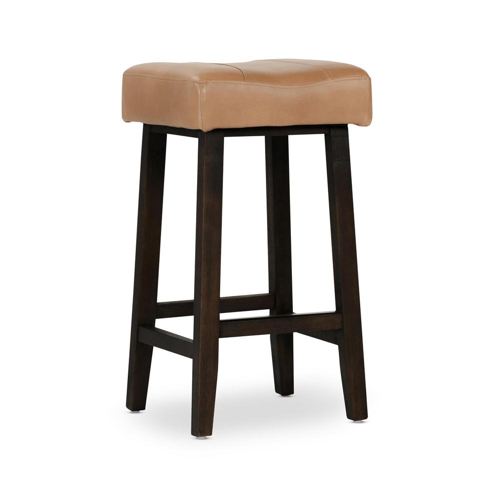 Kosas Home - Lauri Backless Counterstool 26in Camel Beige - PL23533 veiw 2