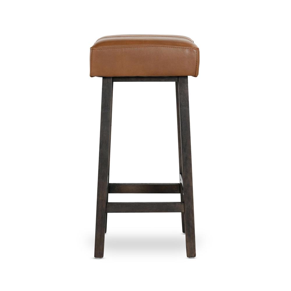 Kosas Home - Laurie Backless Counterstool 26in  Caramel - PL23543 veiw 3