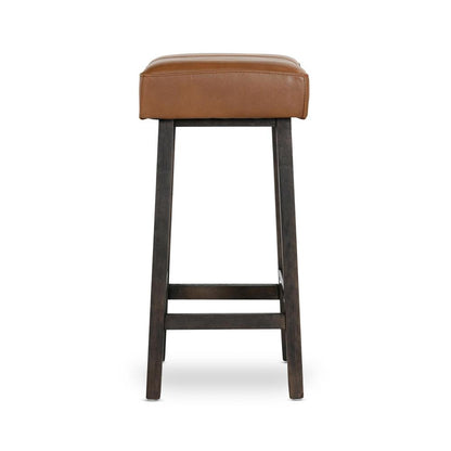 Kosas Home - Laurie Backless Counterstool 26in  Caramel - PL23543 veiw 3