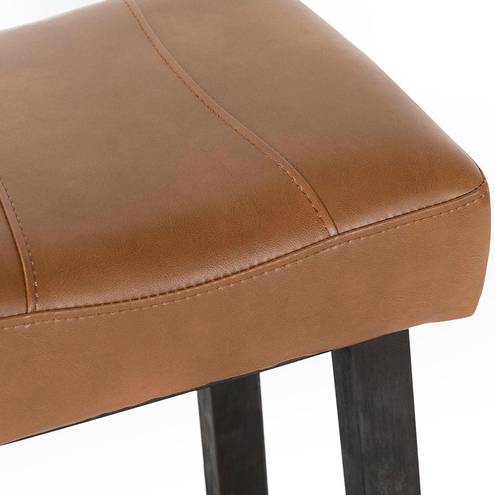 Kosas Home - Laurie Backless Counterstool 26in  Caramel - PL23543 veiw 5