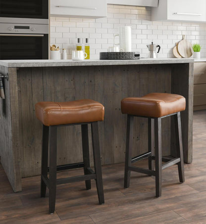Kosas Home - Laurie Backless Counterstool 26in  Caramel - PL23543 veiw 6