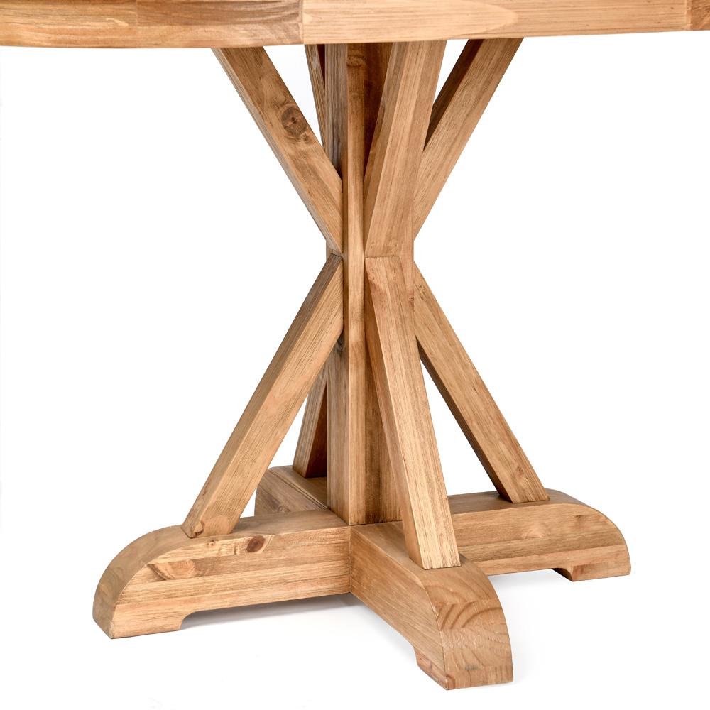 Kosas Home - Maxwell Oval Pine Wood Dining Table in Natural Finish - 51031574 veiw 4
