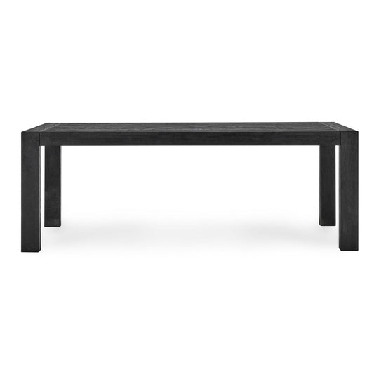 Kosas Home - Parsons 84in Oak Wood Dining Table,  Black - 51031510 veiw 2