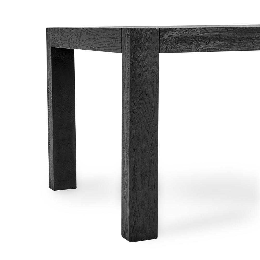 Kosas Home - Parsons 84in Oak Wood Dining Table,  Black - 51031510 veiw 5