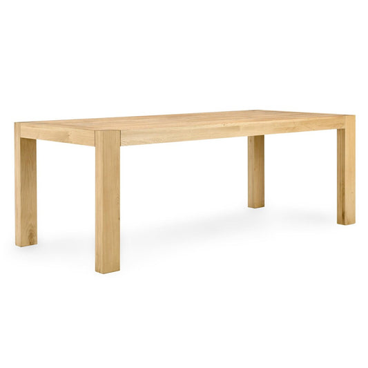 Kosas Home - Parsons 84in Oak Wood Dining Table,  Natural - 51031509 veiw 1