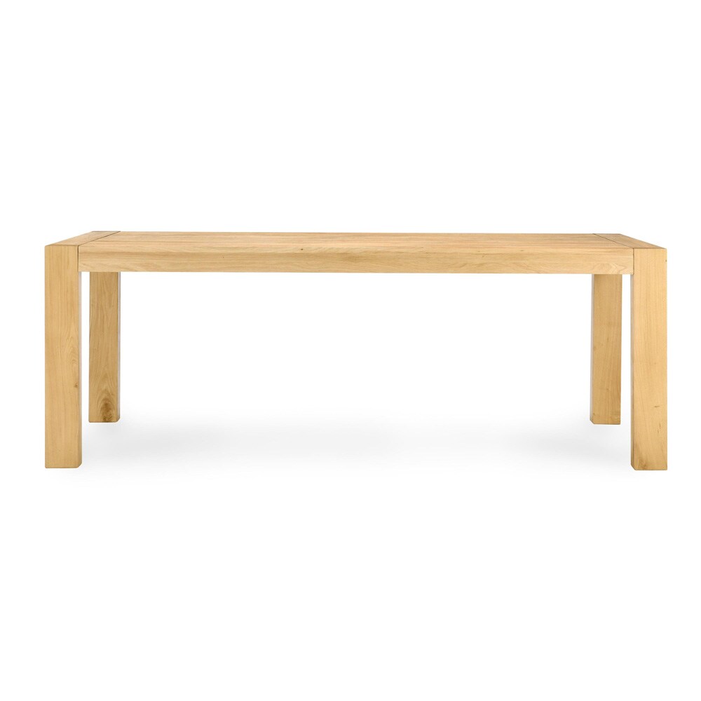 Kosas Home - Parsons 84in Oak Wood Dining Table,  Natural - 51031509 veiw 2