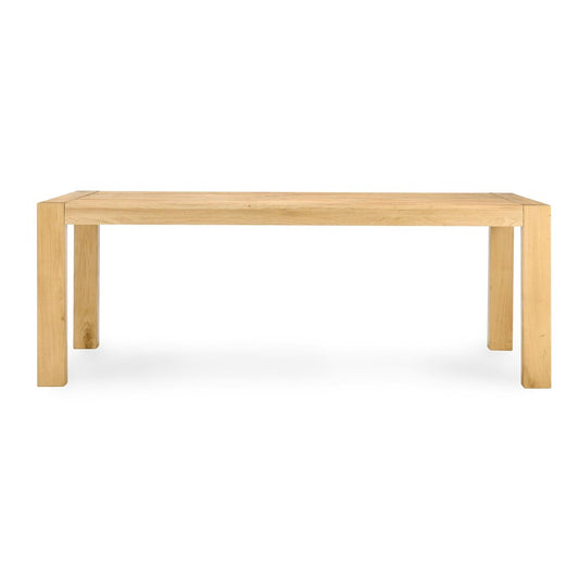 Kosas Home - Parsons 84in Oak Wood Dining Table,  Natural - 51031509 veiw 2