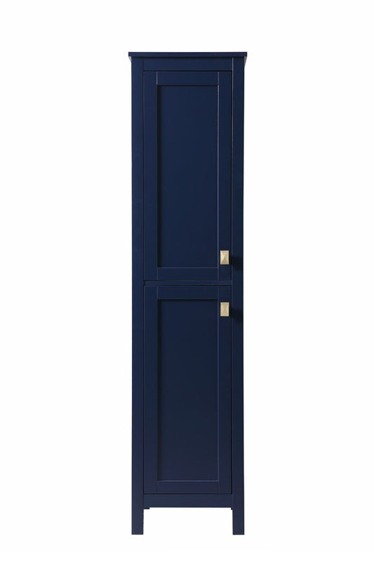 Elegant Furniture & Lighting - Adian 16 Inch Wide Bathroom Linen Storage Freestanding Cabinet In Blue - SC011665BL veiw 1