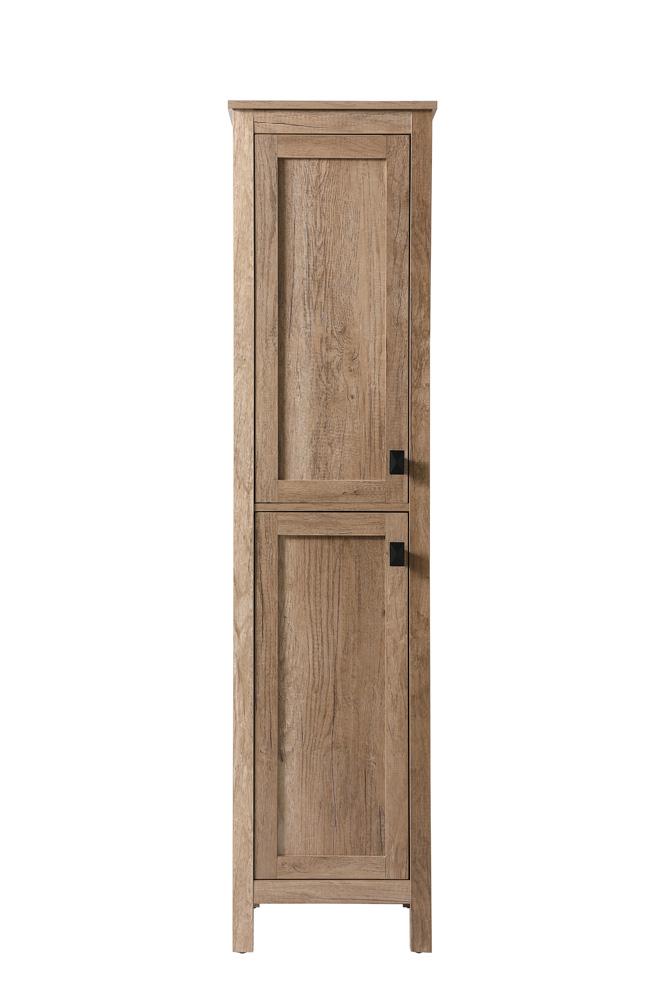 Elegant Furniture & Lighting - Adian 16 Inch Wide Bathroom Linen Storage Freestanding Cabinet In Natural Oak - SC011665NT veiw 1
