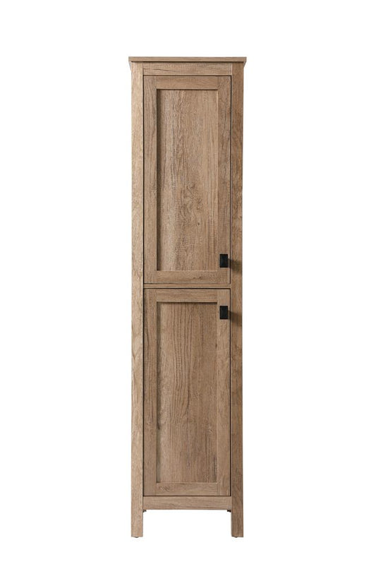 Elegant Furniture & Lighting - Adian 16 Inch Wide Bathroom Linen Storage Freestanding Cabinet In Natural Oak - SC011665NT veiw 1