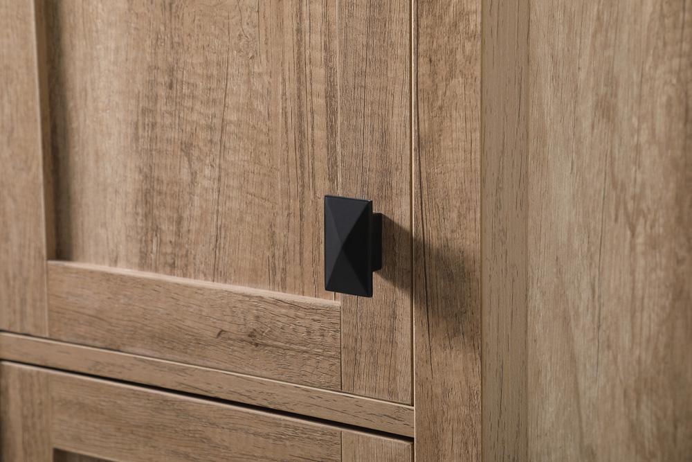 Elegant Furniture & Lighting - Adian 16 Inch Wide Bathroom Linen Storage Freestanding Cabinet In Natural Oak - SC011665NT veiw 6