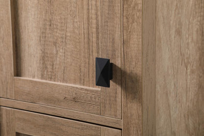 Elegant Furniture & Lighting - Adian 16 Inch Wide Bathroom Linen Storage Freestanding Cabinet In Natural Oak - SC011665NT veiw 6