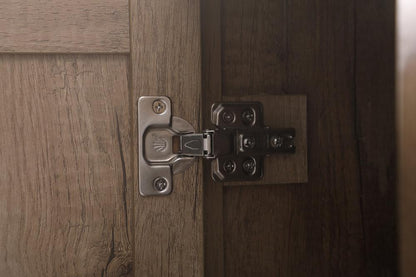 Elegant Furniture & Lighting - Adian 16 Inch Wide Bathroom Linen Storage Freestanding Cabinet In Natural Oak - SC011665NT veiw 7