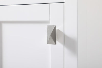 Elegant Furniture & Lighting - Adian 16 Inch Wide Bathroom Linen Storage Freestanding Cabinet In White - SC011665WH veiw 6
