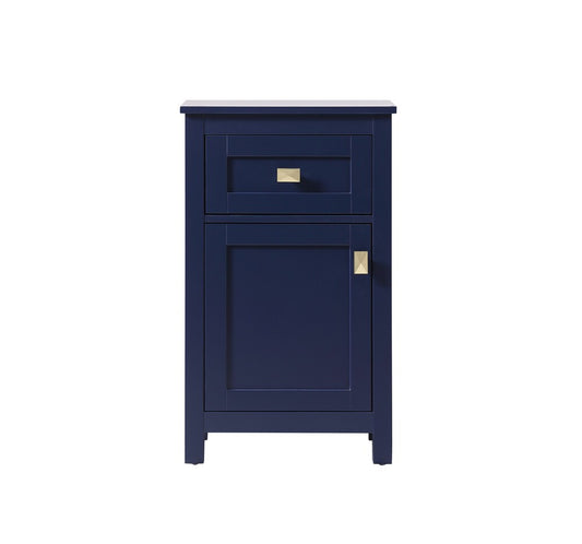 Elegant Furniture & Lighting - Adian 18 Inch Wide Bathroom Storage Freedstanding Cabinet In Blue - SC011830BL veiw 1