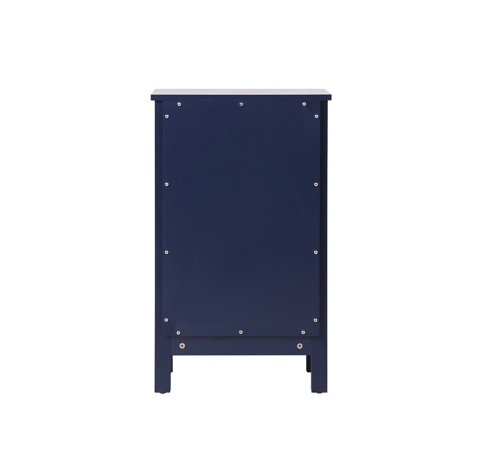 Elegant Furniture & Lighting - Adian 18 Inch Wide Bathroom Storage Freedstanding Cabinet In Blue - SC011830BL veiw 4