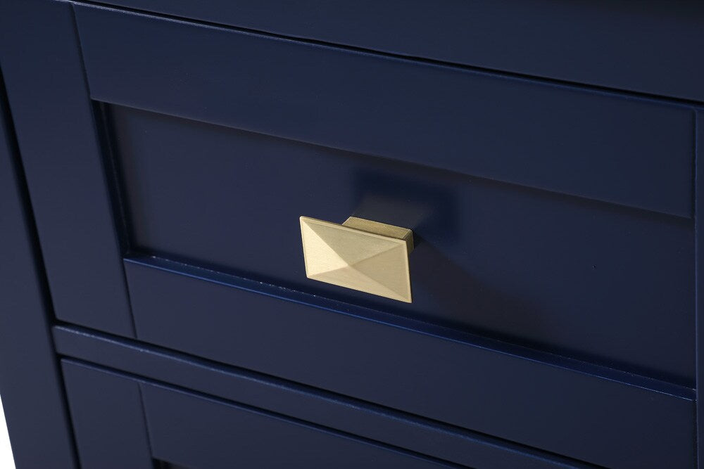 Elegant Furniture & Lighting - Adian 18 Inch Wide Bathroom Storage Freedstanding Cabinet In Blue - SC011830BL veiw 6