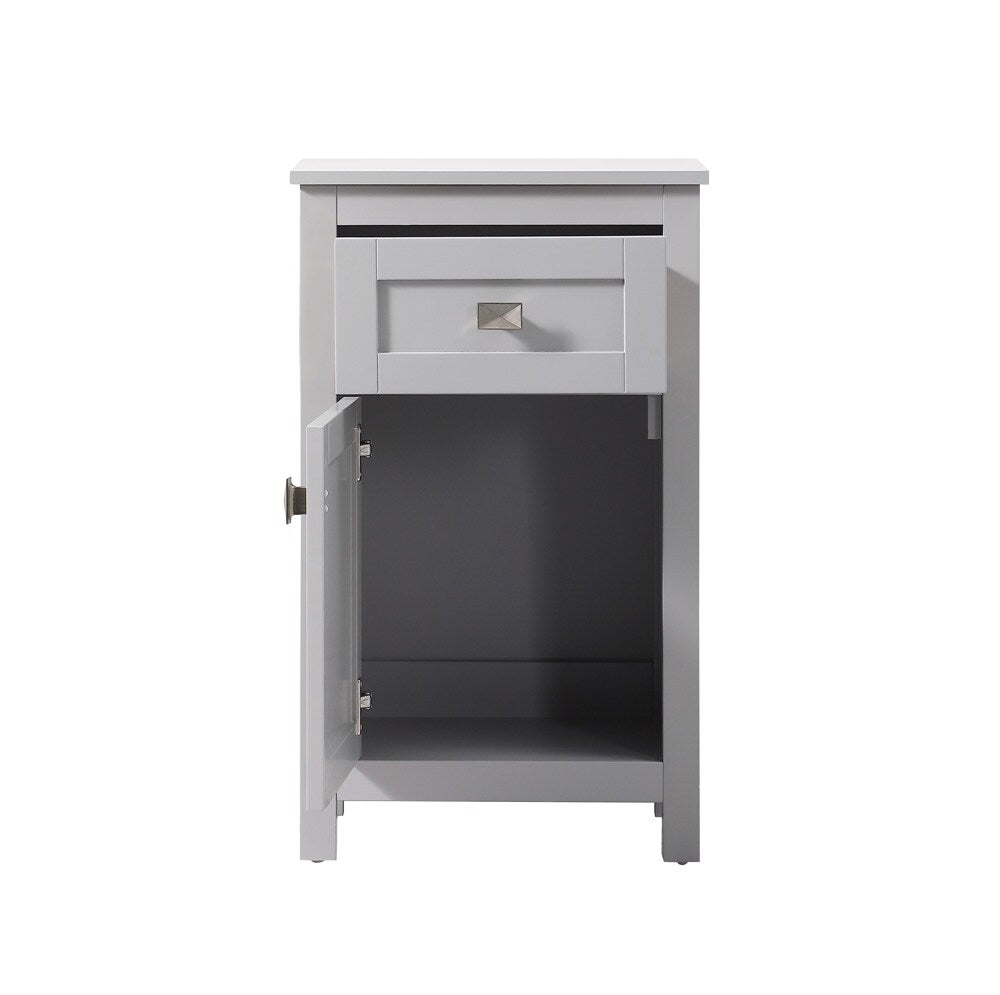 Elegant Furniture & Lighting - Adian 18 Inch Wide Bathroom Storage Freedstanding Cabinet In Grey - SC011830GR veiw 5