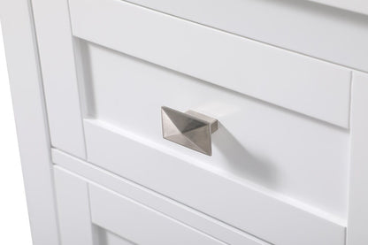 Elegant Furniture & Lighting - Adian 18 Inch Wide Bathroom Storage Freedstanding Cabinet In White - SC011830WH veiw 6